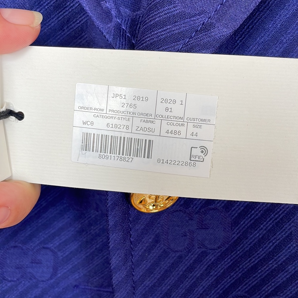 🛑SOLD🛑 GUCCI monogram blazer/jacket Size 44 IT - Picture 6 of 12